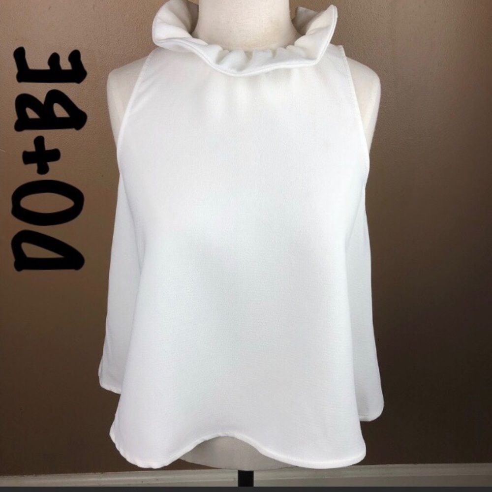 DO+BE white dressy tank size XS